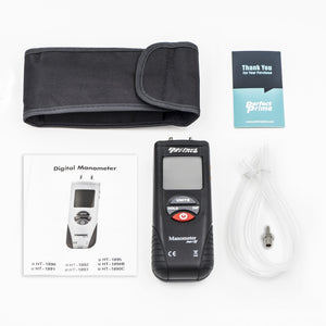 PerfectPrime AR1890P2 Air Pressure Manometer with 2 x Tube
