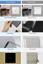 Load image into Gallery viewer, DR1111WHZW - Glass Panel Light Switch with Dimmer
