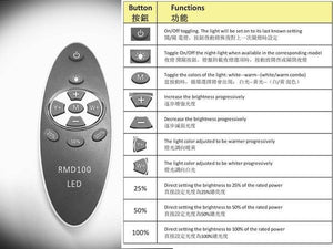 HB3860 Remote Control Dimmable LED Lamp