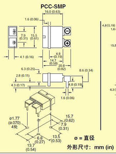 PerfectPrime TL0001 K-Type Female Flat Connector PCB (5 x pack)